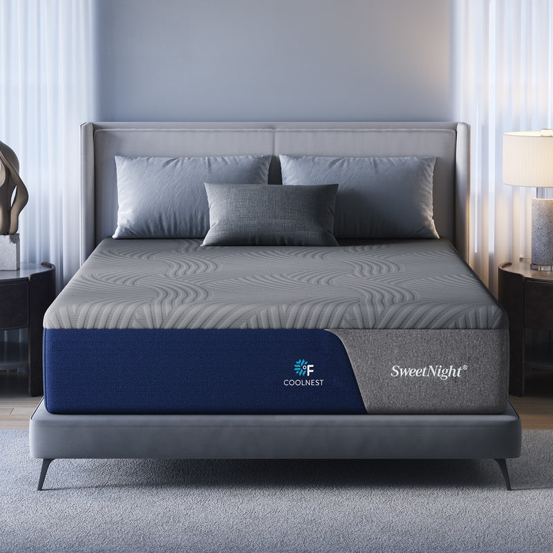 SweetNight mattress in a bright bedroom